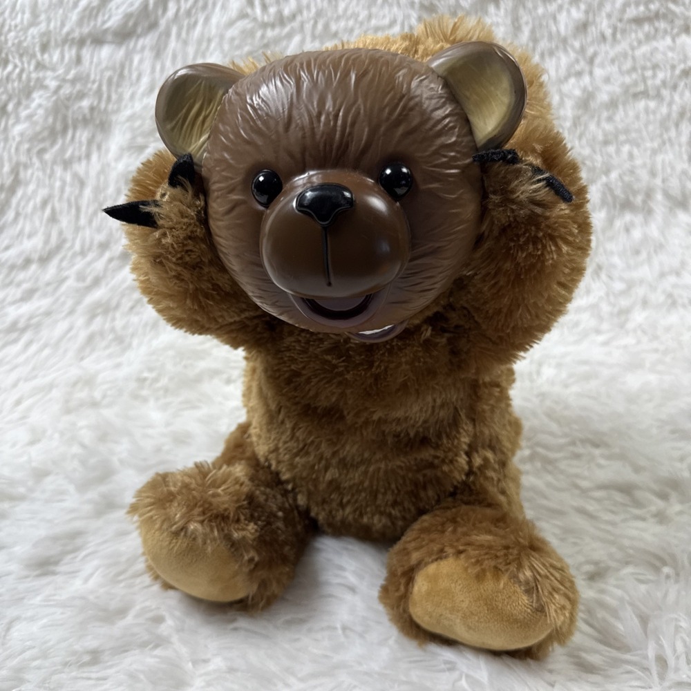 Home Depot Animated Halloween Teddy Bear LED Eyes Sound Motion Peekaboo Mask